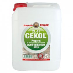 Cekol - a preparation protecting the surface against oil ZL-81