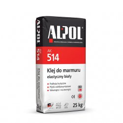 Alpol - AK 514 flexibler weißer Marmorkleber