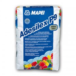 Mapei - elastic adhesive mortar for Adesilex P9 tiles