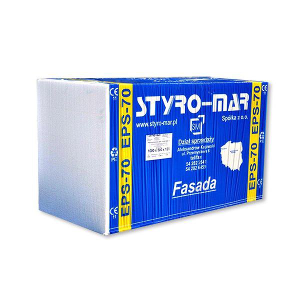 Styromar EPS-040 FASADA geschäumte Polystyrolplatten - BAUSTOFFHANDEL IN