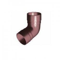 Gamrat - PVC gutter system - double socket elbow 67.5 °