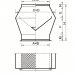 Xplo Ventilation - rechteckiger Dachlufteinlass Typ E.