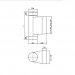 Prodmax - system kominowy jednościenny kwasoodporny - wyczystka z drzwiczkami (KJ14x14)