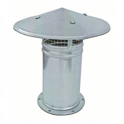 Xplo Ventilation - Lufteinlass mit rundem Dach Typ C.