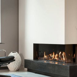 Kal-fire - fireplace insert with 3D G105 / 37C fireplace