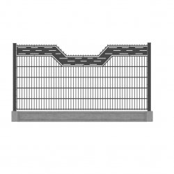 Picheta - ogrodzenie panelowe 2D typu H