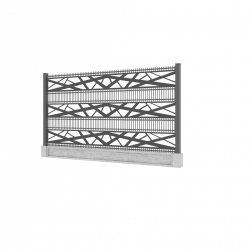 Picheta - ogrodzenie panelowe 2D typu J1