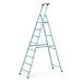 Zarges - a ladder with one-way access and a shelf Scana S