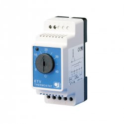 Elektra - manual temperature controller for ETV 1991 DIN rail