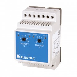 Elektra - regulator temperatury manualny na szynę DIN ETR2G