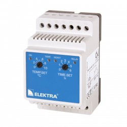Elektra - regulator temperatury manualny na szynę DIN ETR2R