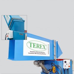 Terex - zusätzlicher Zerkleinerer mit pneumatischer Anhebung