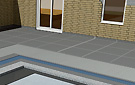 Mapei - System montażu okładziny ceramicznej na podłożu betonowym posadowionym na gruncie (tarasy naziemne, podjazdy, chodniki itp.)